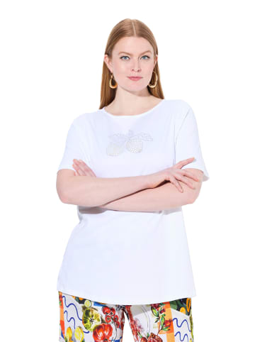 Ulla Popken Shirt in schneeweiß