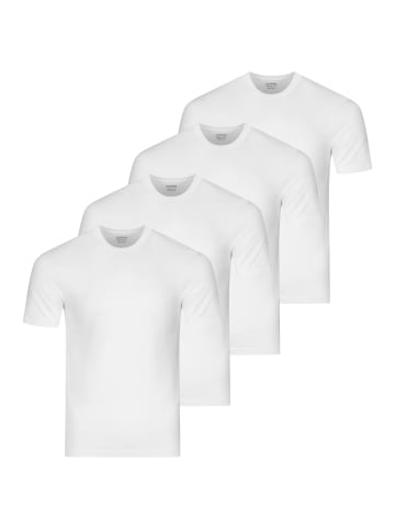 Ragman Unterhemd / Shirt Kurzarm Basic in Weiß