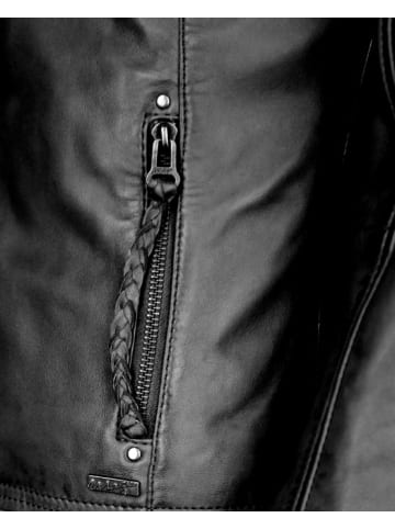 Maze Lederjacke Brightwater in schwarz