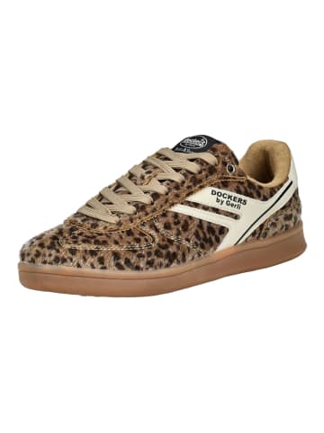 DOCKERS Sneaker in Braun/Schwarz