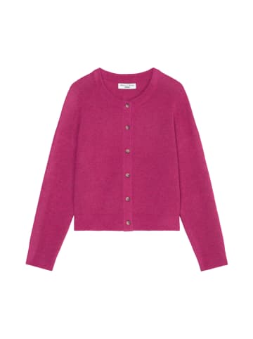 Marc O'Polo DENIM Rundhals-Cardigan in Fresh Fuschia