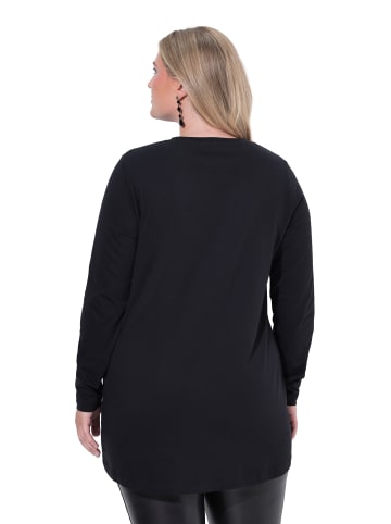 MIAMODA Shirt in schwarz