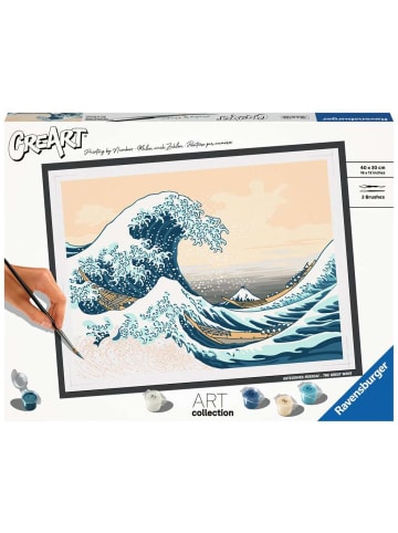 Ravensburger Malprodukte CreArt, Malen nach Zahlen Art Collection - Große Welle (Hokusai) CreArt Adults Trend Ab 12 Jahre in bunt