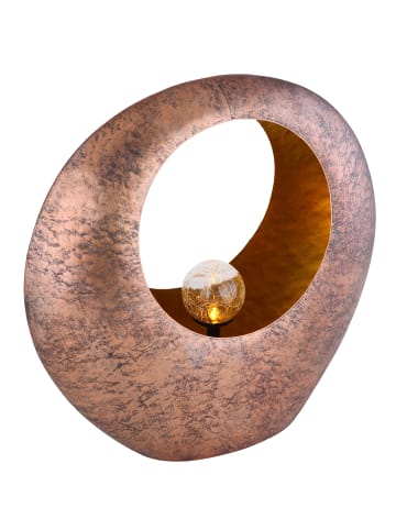 Globo lighting Solarleuchte "SOLARLEUCHTE METALL MESSINGFARBEN, 1XLED" in gold