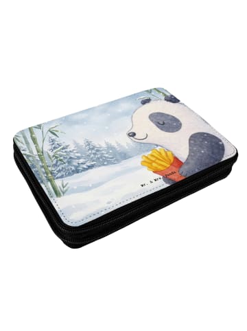 Mr. & Mrs. Panda Federmäppchen Panda Winter Pommes Design ohne S... in Weiß