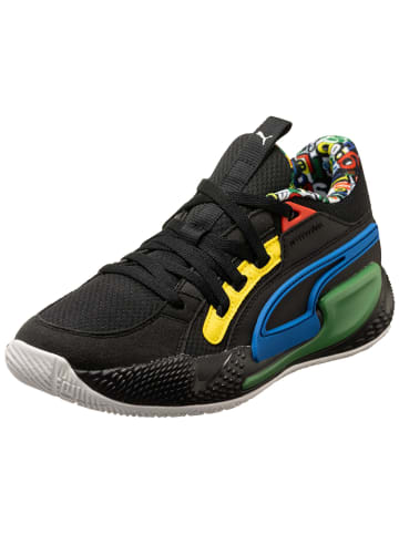 Puma Basketballschuh Court Rider Chaos Trash Talk in schwarz / gelb