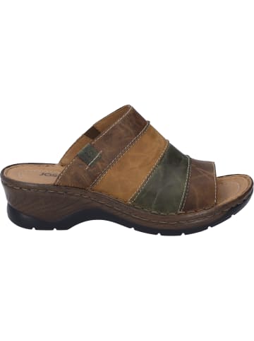 Josef Seibel Clog Catalonia 64 in brandy-multi
