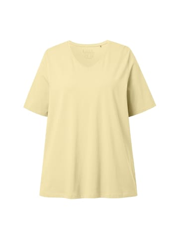 Ulla Popken Shirt in blassgelb