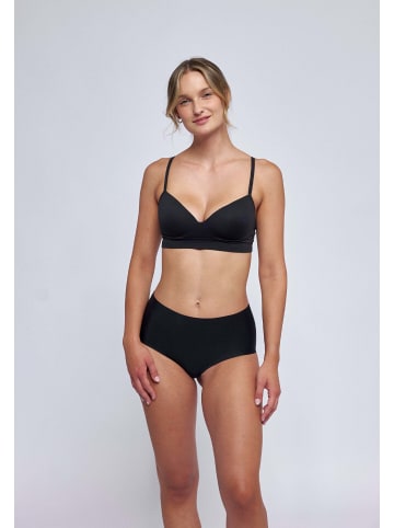 SNOCKS High Waist Hipster aus Mikrofaser 3 Stück in Schwarz