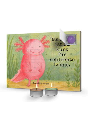 Mr. & Mrs. Panda adventskalender duftkerzen Axolotl Glücklich De... in Weiß