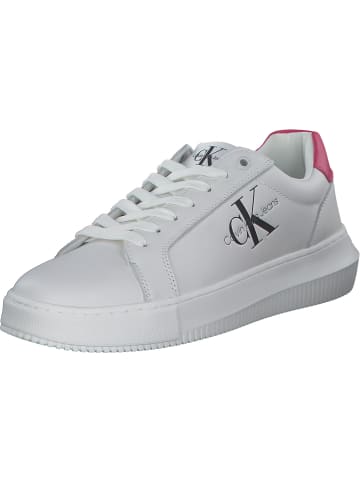 Calvin Klein Sneakers Low in white / raspberry