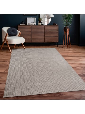 KADIMA DESIGN Teppich Kurzflor meliert Wohnzimmer in Beige