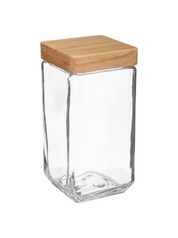5five Simply Smart Vorratsbehälter aus Glas, 2 l in Transparent, 11 x 11 x 22,5 cm