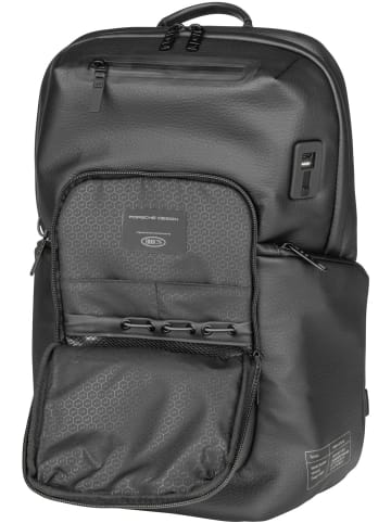 Porsche Design Rucksack / Backpack Urban Eco Leather Backpack S in Black