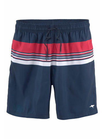 Kangaroos Badeshorts in marine-rot