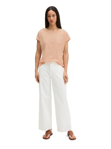 Marc O'Polo Print-T-Shirt loose in Soft Peach