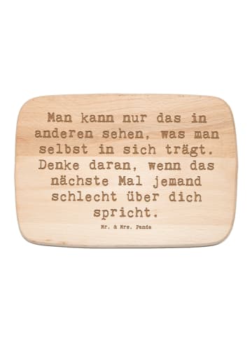 Mr. & Mrs. Panda Frühstücksbrettchen Holz Spruch Mobbing bewälti... in Transparent