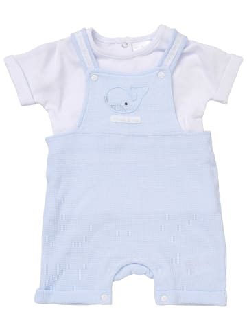 Rock a Bye Baby Boutique 2tlg Set Shirt + Hose Rock A Bye in weiß hellblau