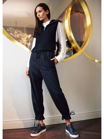 MADELEINE Ceramica-Hose im lässigen Joggpants-Style in marine / melange