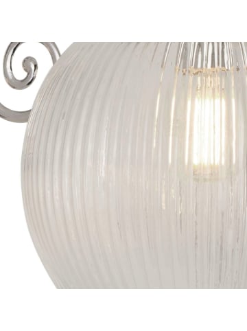 Licht-Erlebnisse Wandlampe (B)16 x (H)27 cm in Chrom Weiß