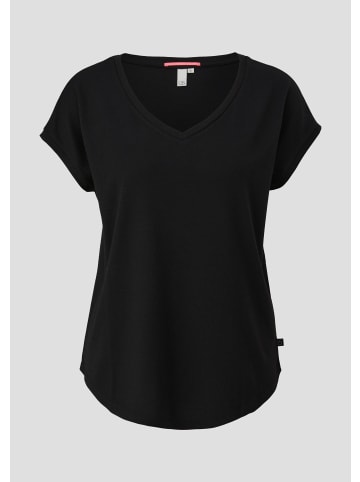 QS T-Shirt in 9999_schwarz