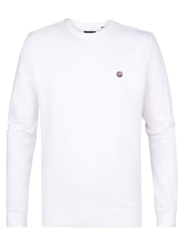 Petrol Industries Sweater mit Logo Seaviewpark in Weiß
