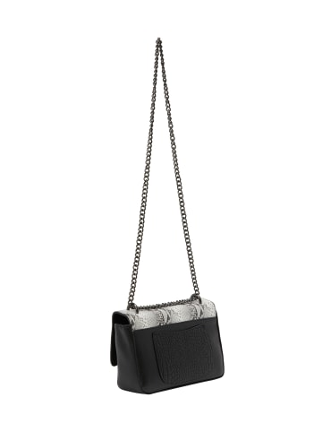 faina Women Flap Bag in Black White