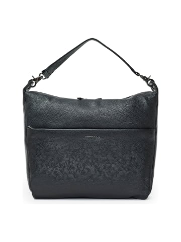 Mandarina Duck Mellow Leather Schultertasche Leder 33 cm nero