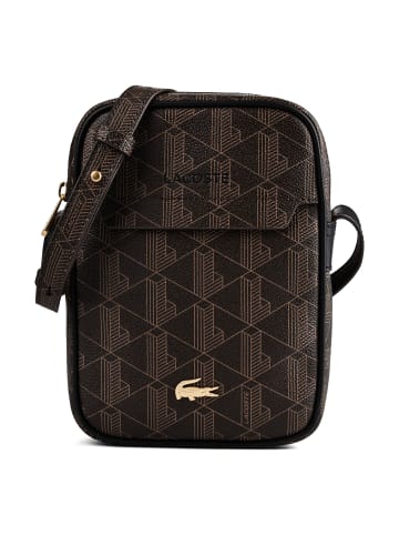 Lacoste The Blend Seasonal Mini Bag Umhängetasche 15 cm mono slate black shitake