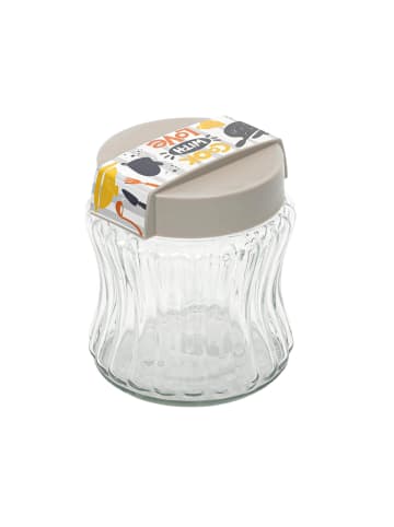 Home&Styling Collection Dichter Glasbehälter für trockene Produkte, 1 l in Transparent, Ø 11,5 x 13,5 cm