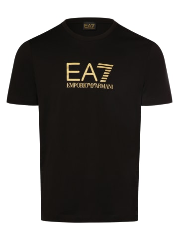 EA7 T-Shirt in schwarz