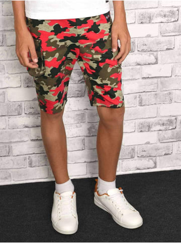 BEZLIT Cargo Shorts in Rot-Camouflage - Camouflage