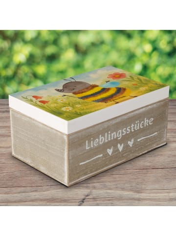 Mr. & Mrs. Panda Geschenkbox Hummel flauschig Design ohne Spruch in Weiß