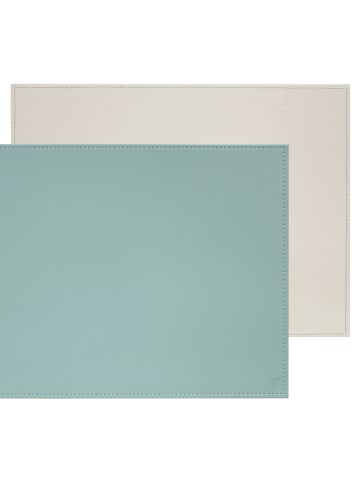 FREEFORM FREEFORM | Platzset, DUO, mint/grau, rechteck