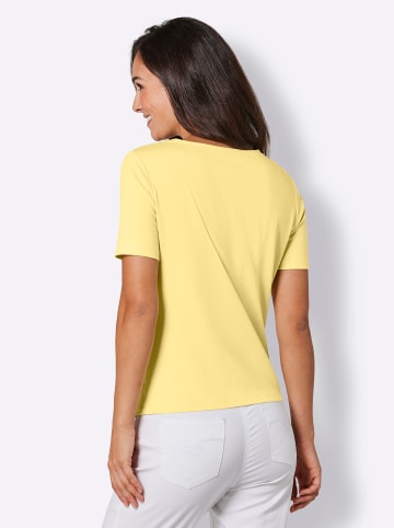 creation L Spitzenshirt in zitrone