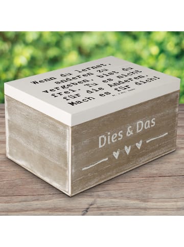 Mr. & Mrs. Panda Box Spruch Vergebung Freiheit mit Spruch in Weiß