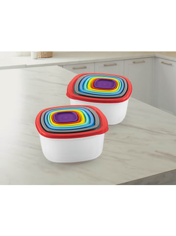 Gourmet Maxx Frischhaltedosen 28-tlg. mehrfarbig inkl. Deckel Bunt