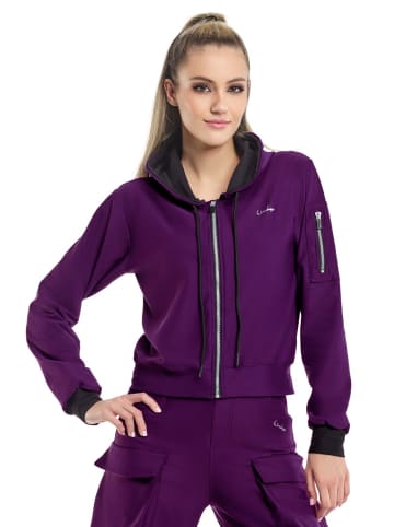 Winshape Functional Comfort One Pocket Jacket J009C in dark plum