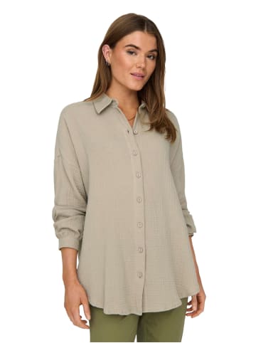 ONLY Hemd ONLTHYRA OVERSIZED in Beige