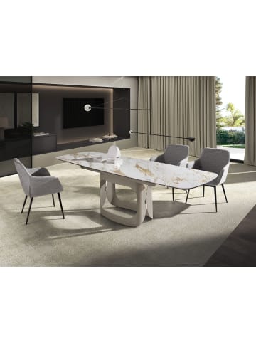 Angel Cerdá Esstisch 1188 in Weiß Marmor / Sand – (B)180 x (H)76 x (T)90 cm