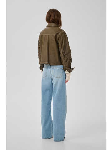 My Essential Wardrobe Lederjacke MWMateo Loose fit in Capers