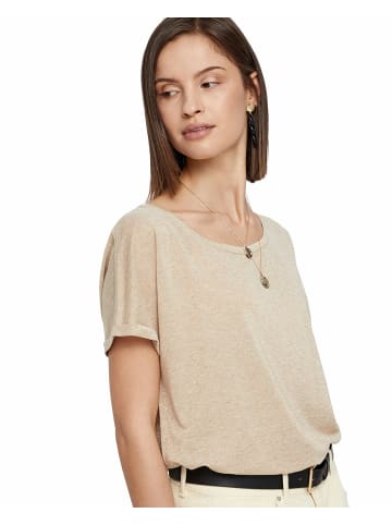 Mos Mosh Rundhals T-Shirt für Damen in gold