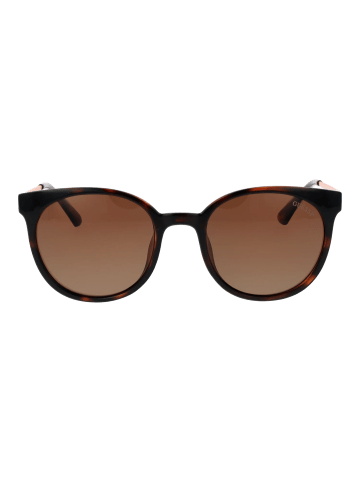 Guess Frauen Sonnenbrille Oval Braun