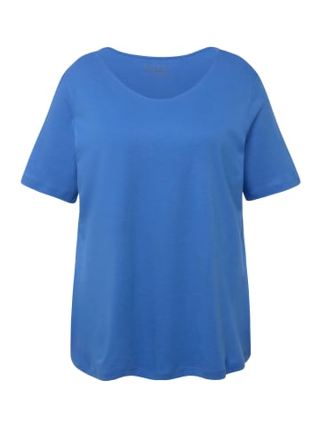 Ulla Popken Shirt in mittelblau