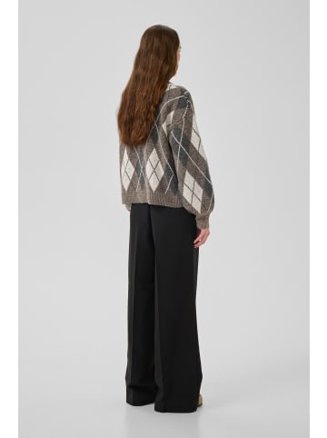 My Essential Wardrobe Strickjacke MWPaloma Casual fit in Major Brown Check