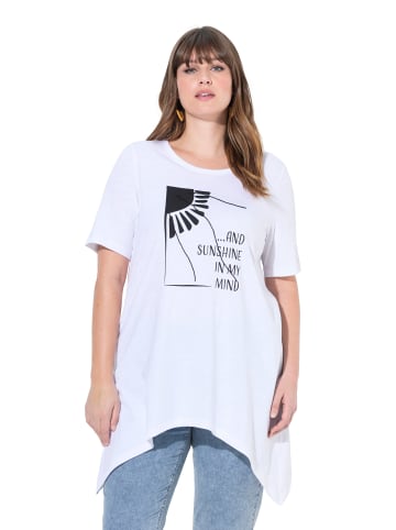 Ulla Popken Longshirt in offwhite