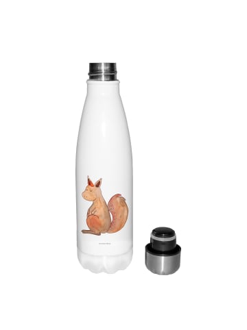 Mr. & Mrs. Panda Trinkflasche Einhorn Glauben ohne Spruch in Weiß