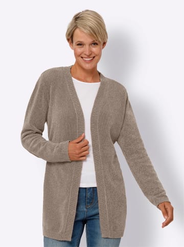 Sieh an! Strickjacke in sesam