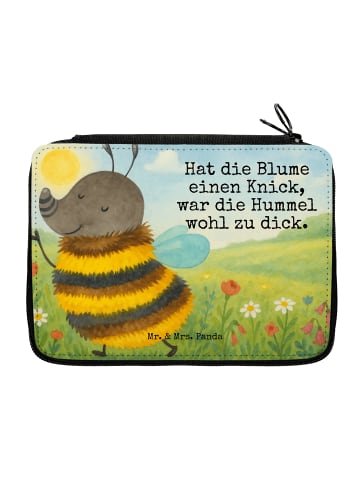 Mr. & Mrs. Panda Federmappe Hummel flauschig Design mit Spruch in Weiß