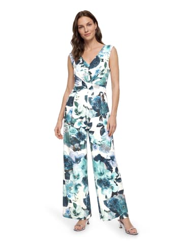 Vera Mont Jumpsuit mit Raffung in Green/White